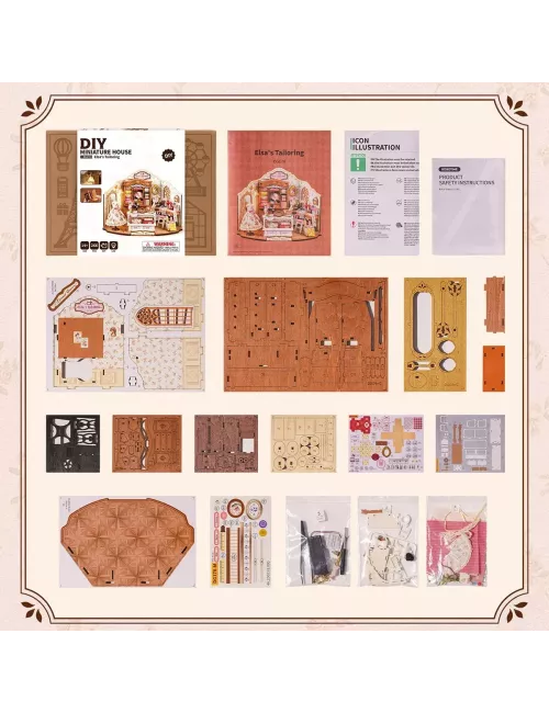 DIY House Rolife - Elsa's Tailoring - 266 Pièces