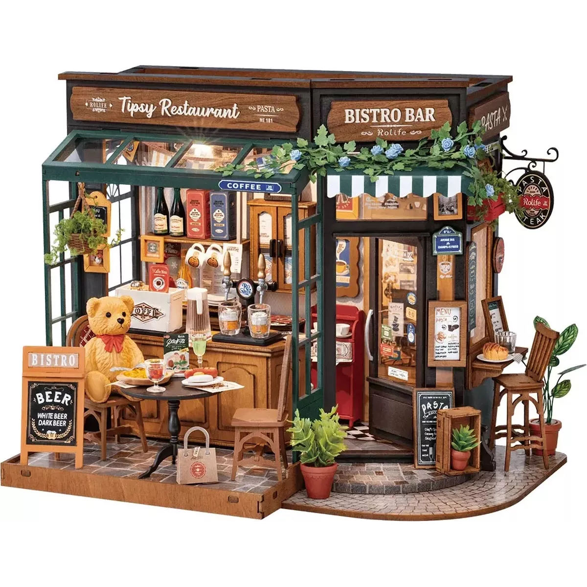 DIY House Rolife - Tipsy Restaurant - 297 Pièces