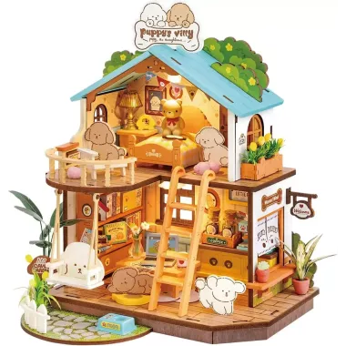 DIY House Rolife - Puppy's Cozy Villa - 230 Pièces