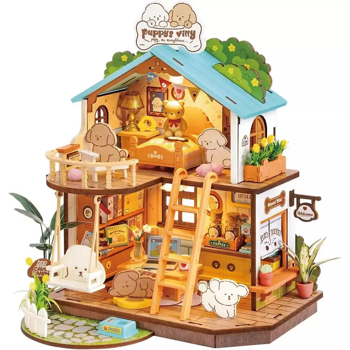 DIY House Rolife - Puppy's Cozy Villa - 230 Pièces