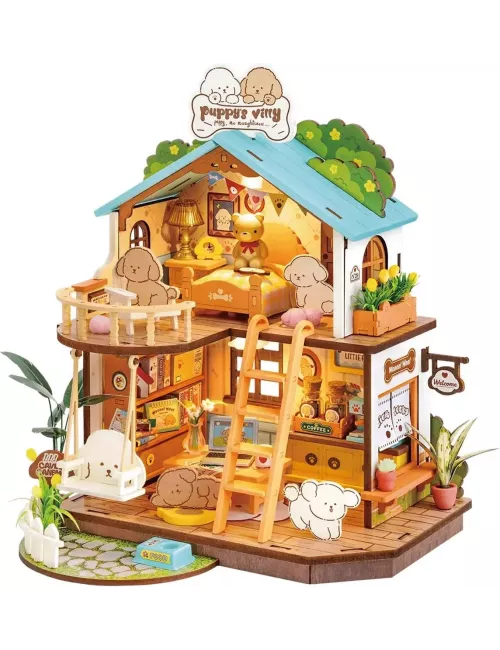 DIY House Rolife - Puppy's Cozy Villa - 230 Pièces