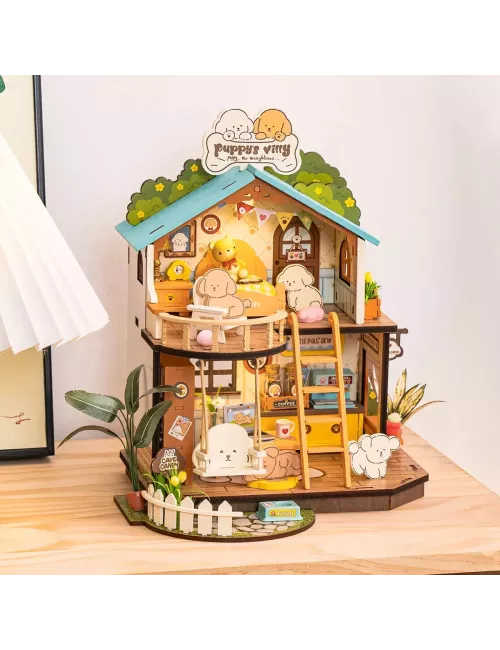 DIY House Rolife - Puppy's Cozy Villa - 230 Pièces