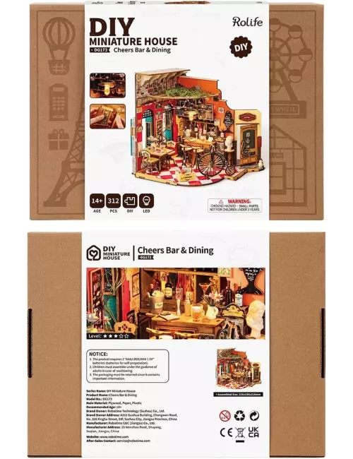DIY House Rolife - Cheers Bar & Dining - 312 Pièces
