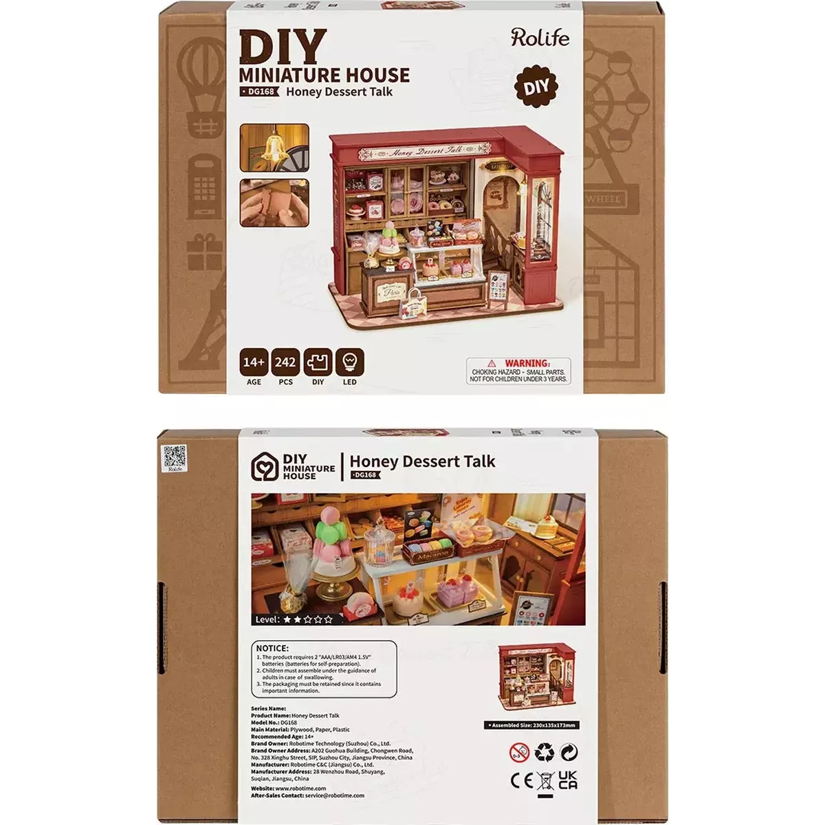 DIY House Rolife - Honey Dessert Talk - 242 Pièces