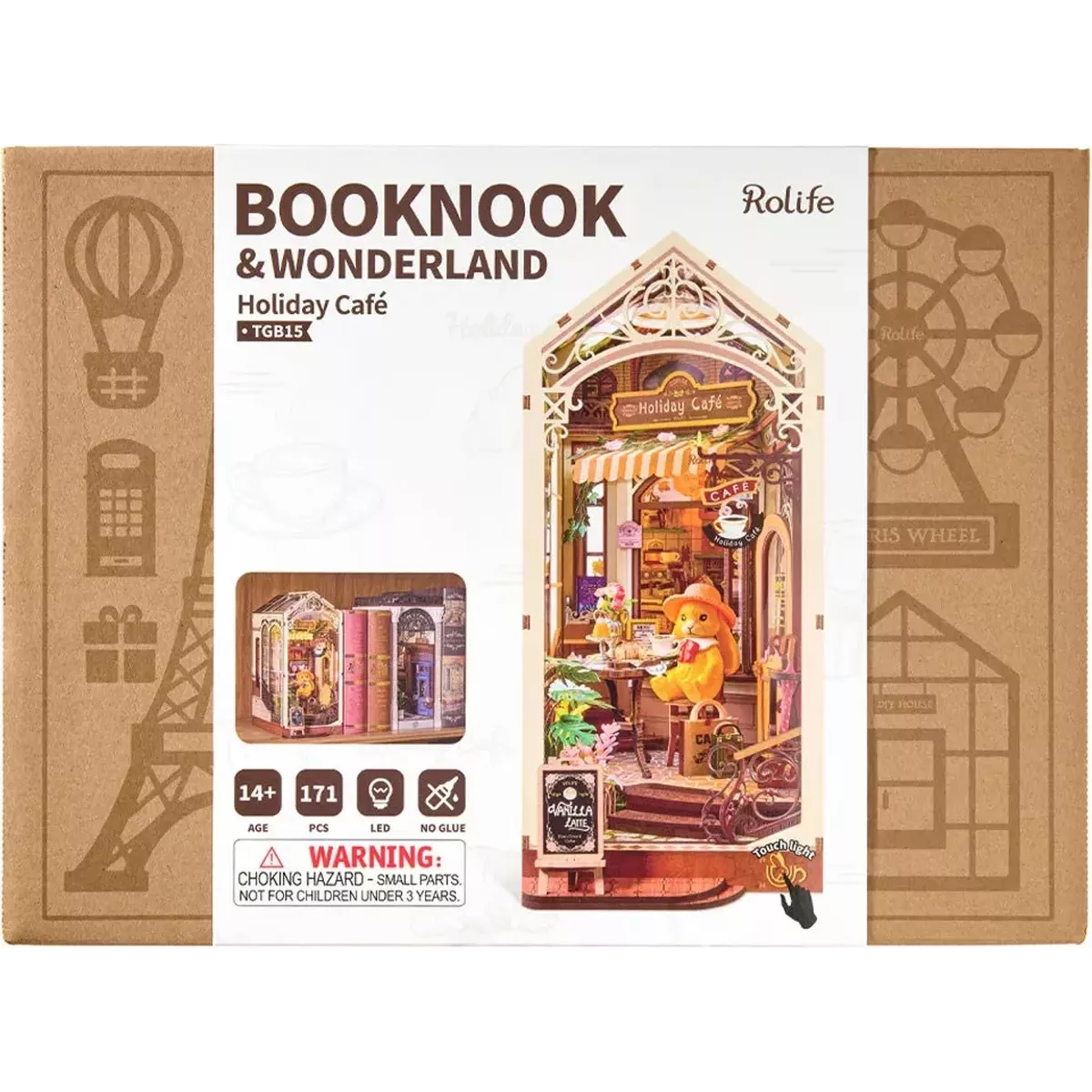 Book Nook Rolife - Holiday Café - 171 Pièces