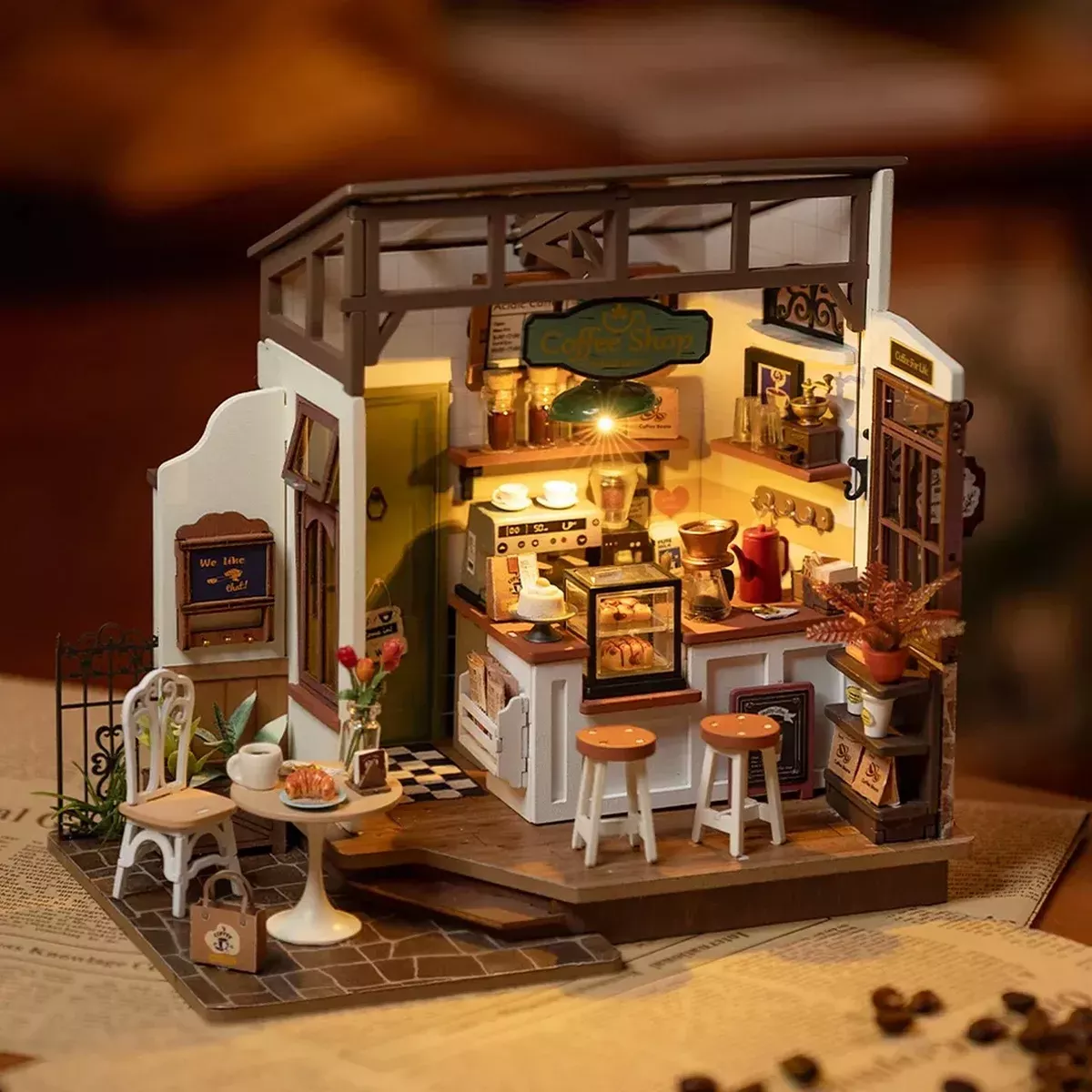DIY House Rolife - Slow Life Café - 183 Pièces