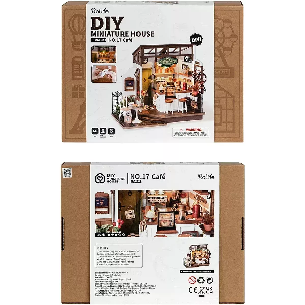 DIY House Rolife - Slow Life Café - 183 Pièces
