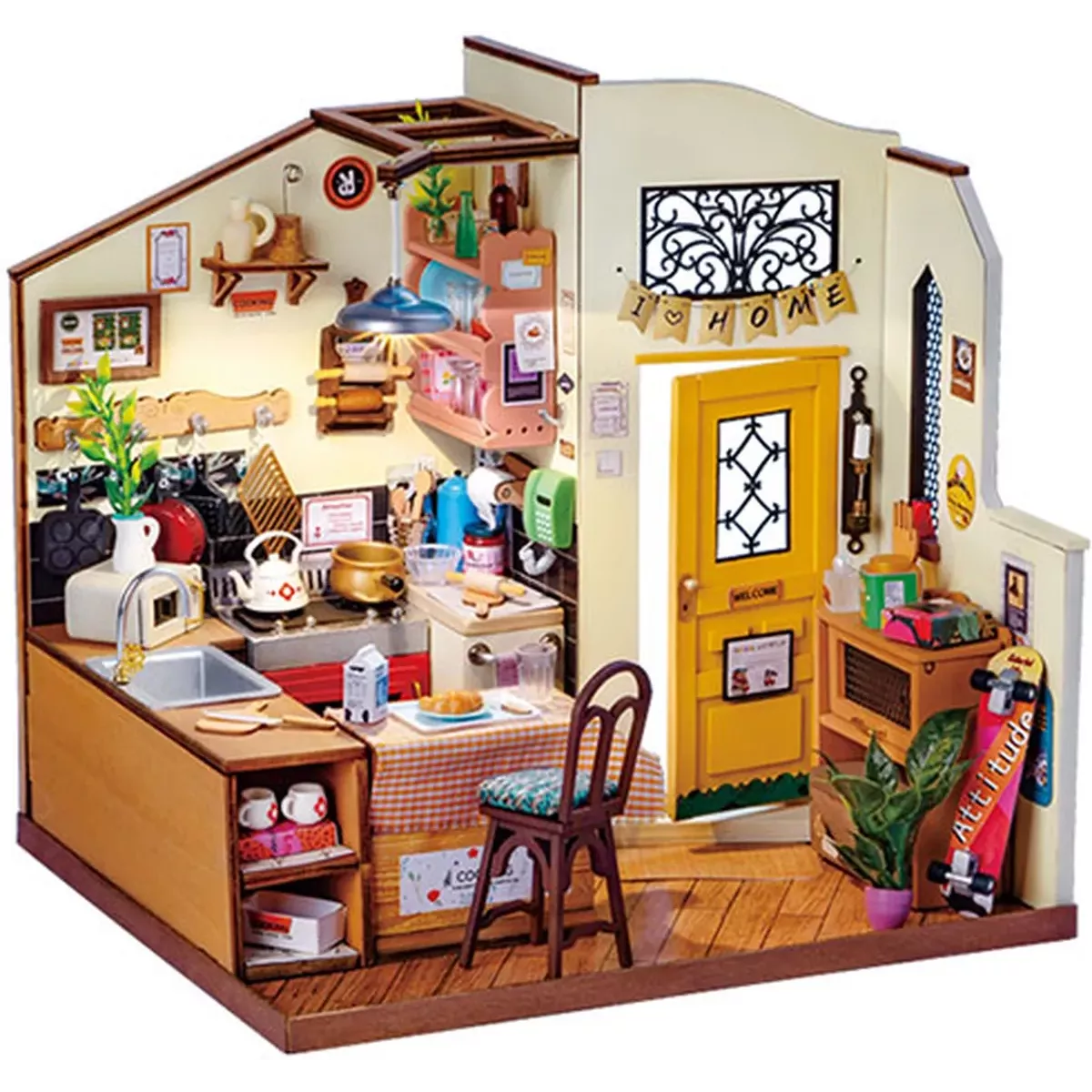 DIY House Rolife - Cozy Kitchen - 196 Pièces
