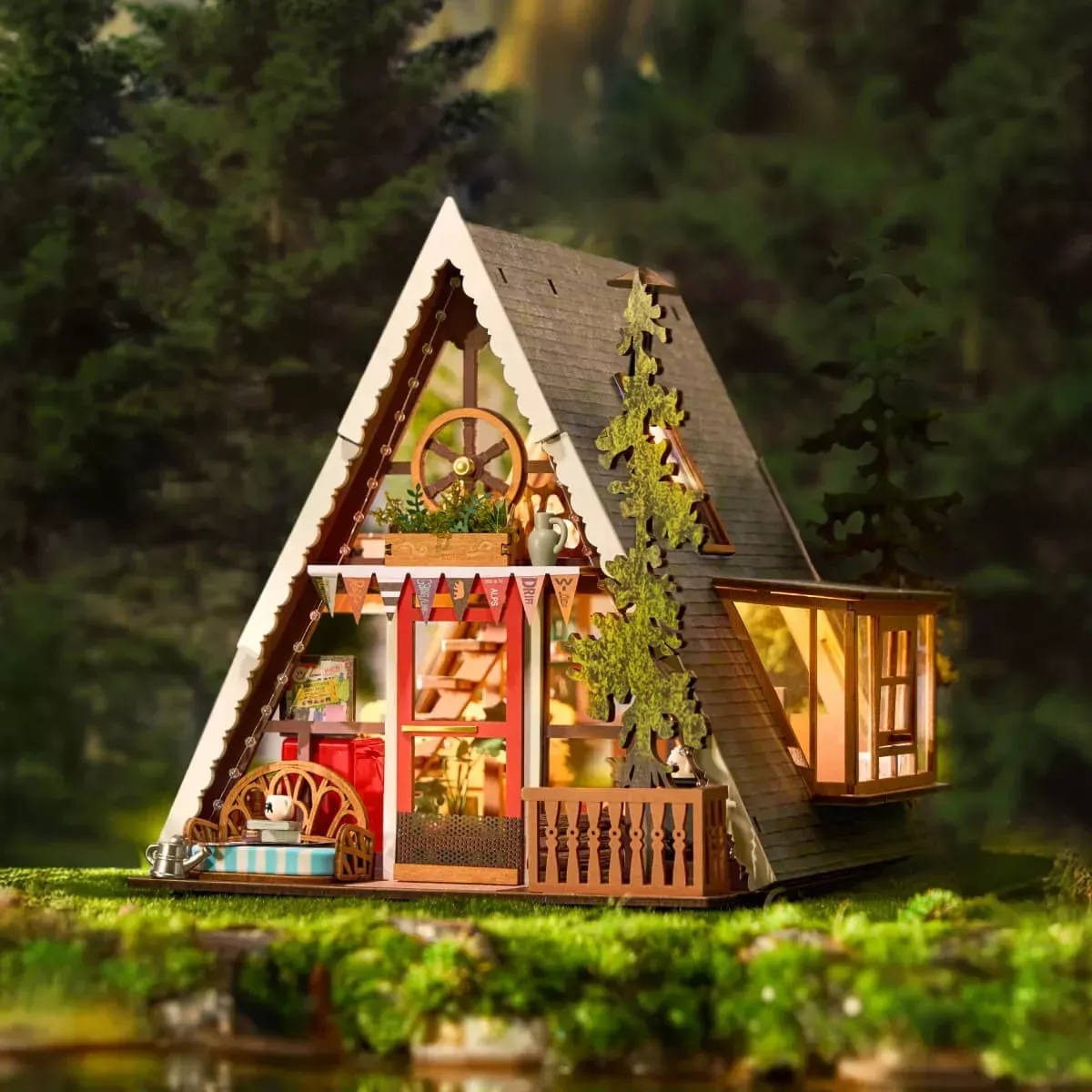 DIY House Rolife - A-Frame Cabin - 336 Pièces