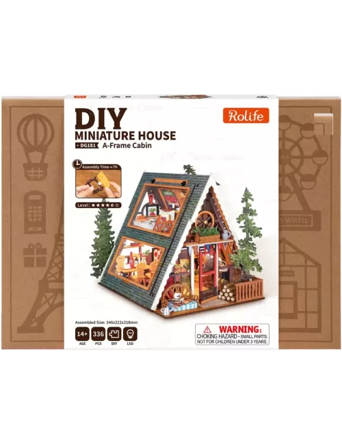 DIY House Rolife - A-Frame Cabin - 336 Pièces