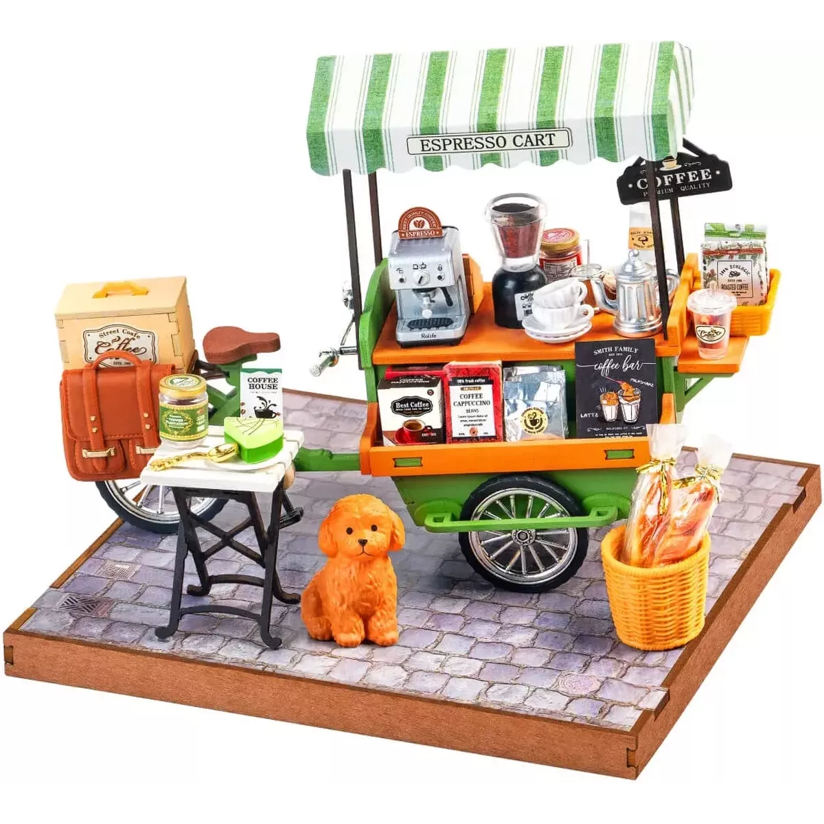 DIY House Rolife - Aromatic Coffee Cart - 162 Pièces