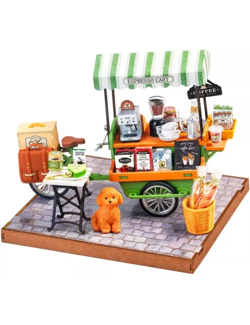 DIY House Rolife - Aromatic Coffee Cart - 162 Pièces