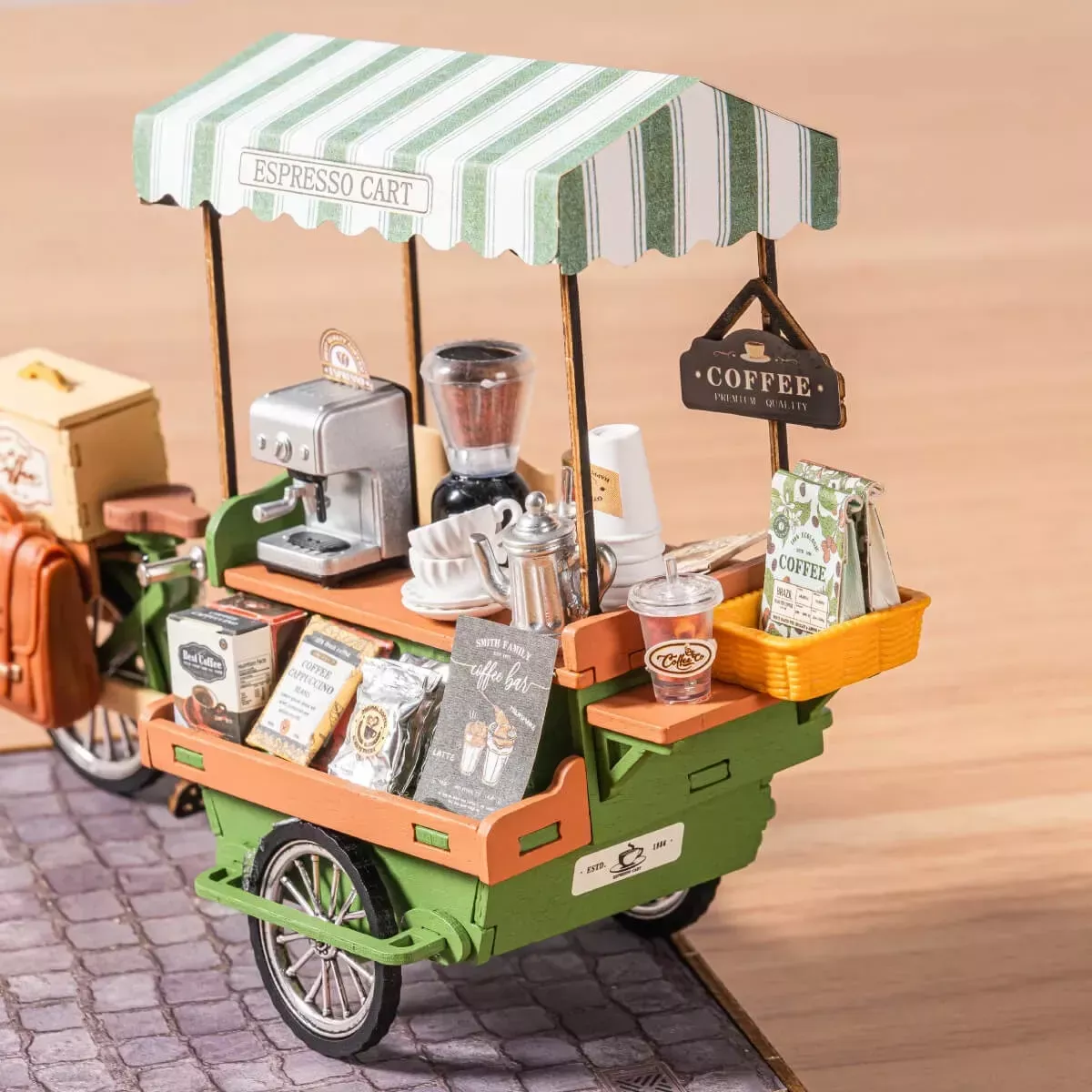 DIY House Rolife - Aromatic Coffee Cart - 162 Pièces