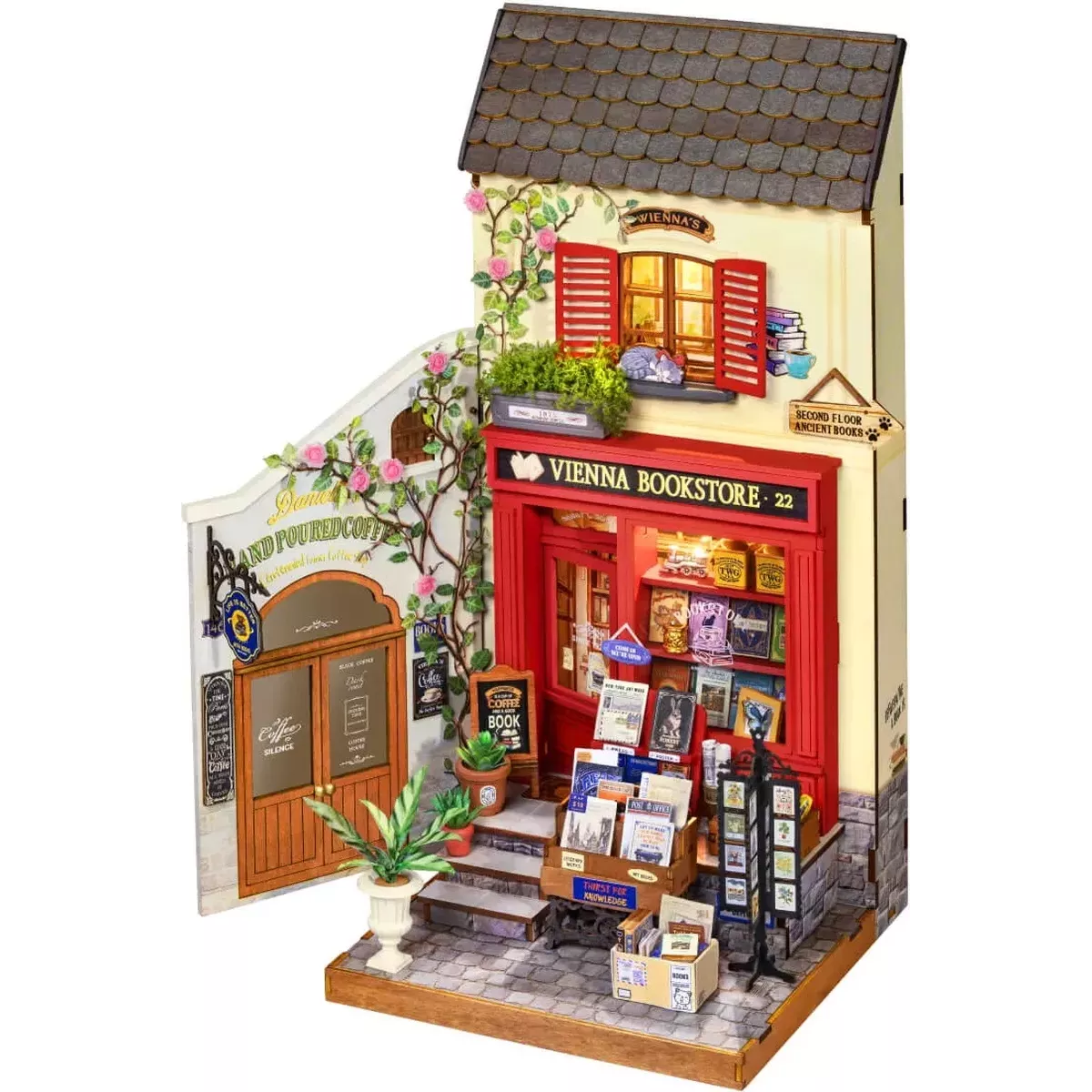 DIY House Rolife - Vienna Bookstore - 290 Pièces