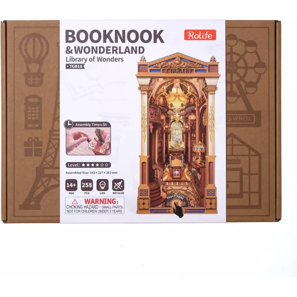 Book Nook Rolife - Library of Wonders - 258 Pièces