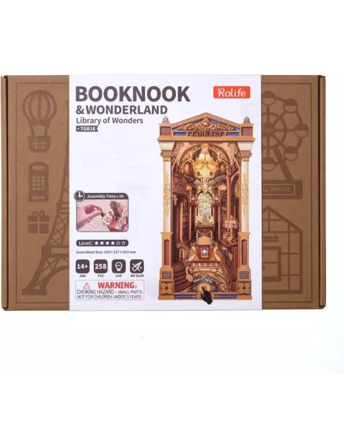 Book Nook Rolife - Library of Wonders - 258 Pièces