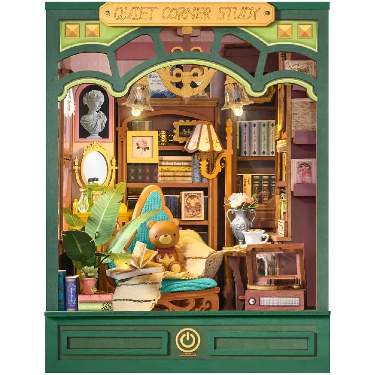 Book Nook Rolife - Quiet Corner Study - 185 Pièces