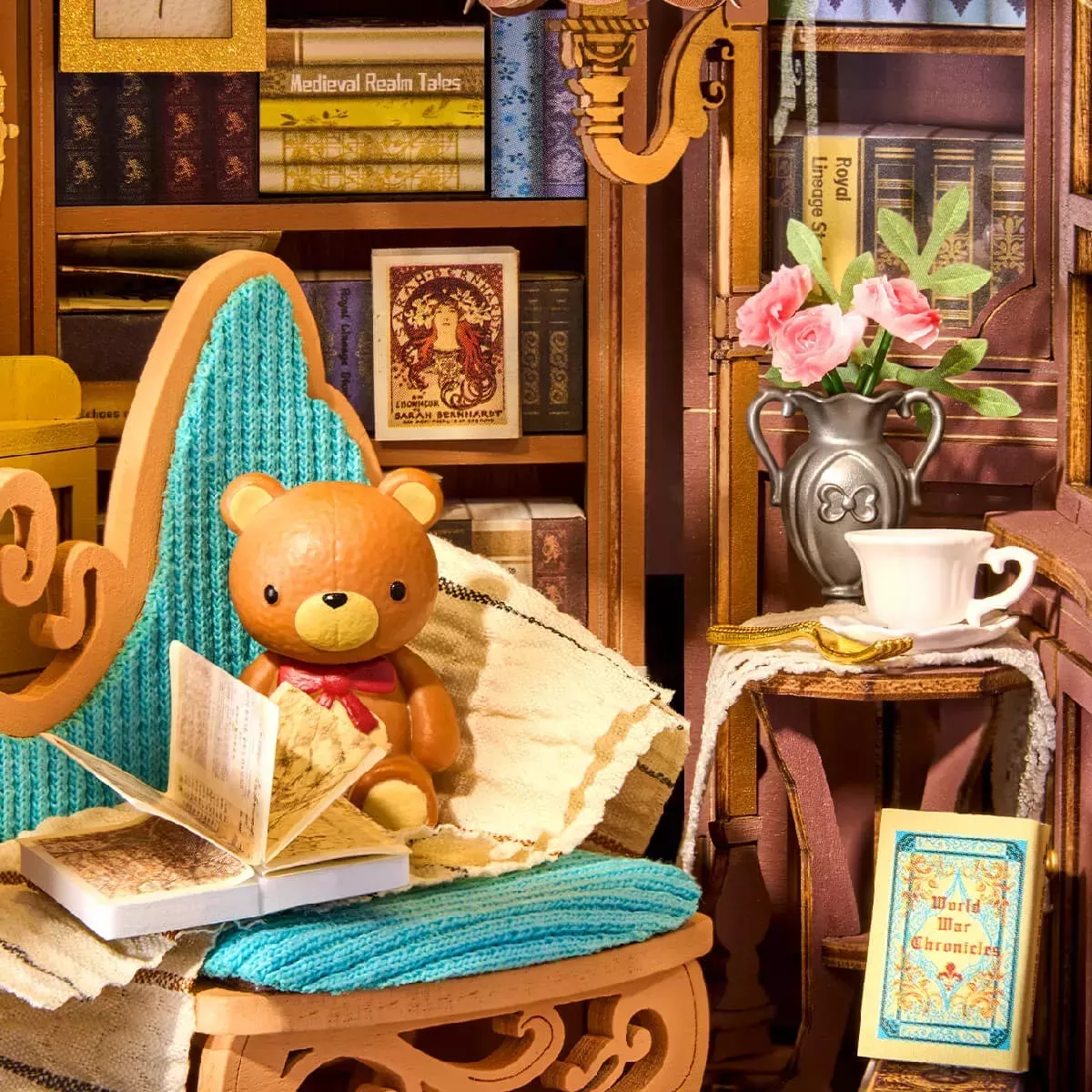 Book Nook Rolife - Quiet Corner Study - 185 Pièces