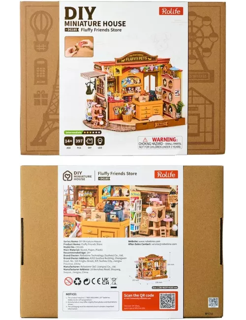 DIY House Rolife - Fluffy Friends Hub - 397 Pièces