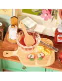 DIY House Rolife - Sunlit Farmhouse Kitchen - 438 Pièces