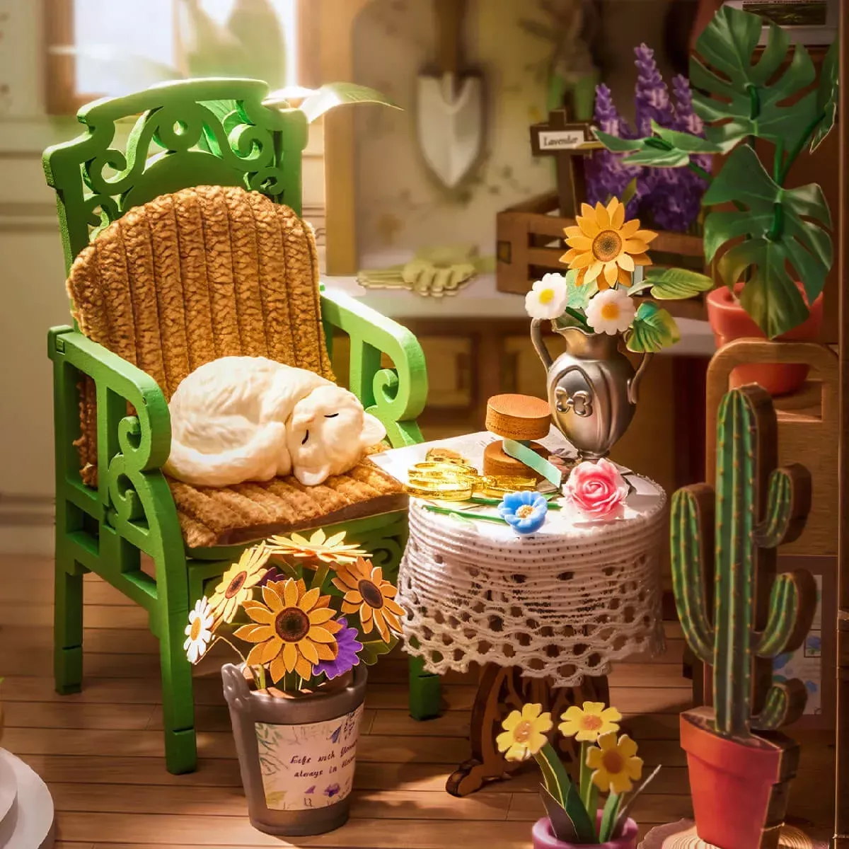 Book Nook Rolife - Secret Bloomy Nook - 246 Pièces