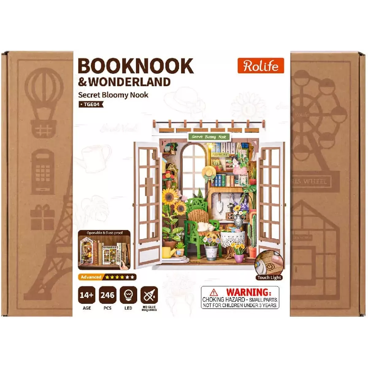 Book Nook Rolife - Secret Bloomy Nook - 246 Pièces