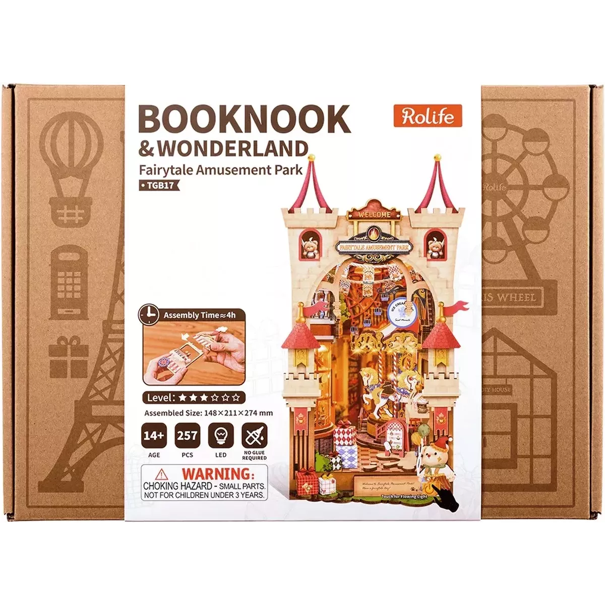 Book Nook Rolife - Fairytale Amusement Park - 257 Pièces