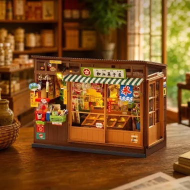 Book Nook Rolife - Nostalgic Corner Shop - 225 Pièces