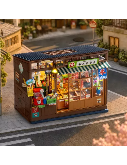 Book Nook Rolife - Nostalgic Corner Shop - 225 Pièces
