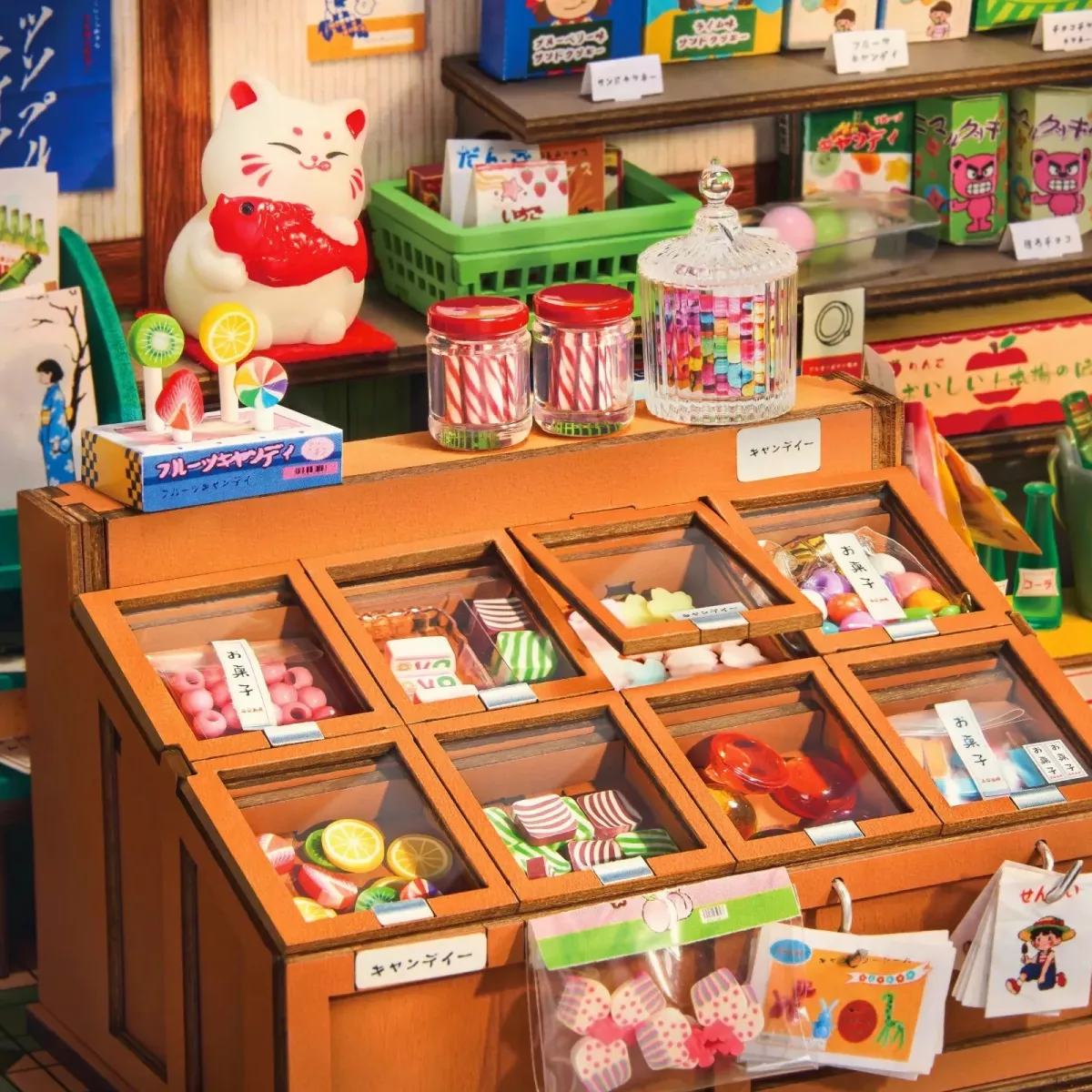Book Nook Rolife - Nostalgic Corner Shop - 225 Pièces