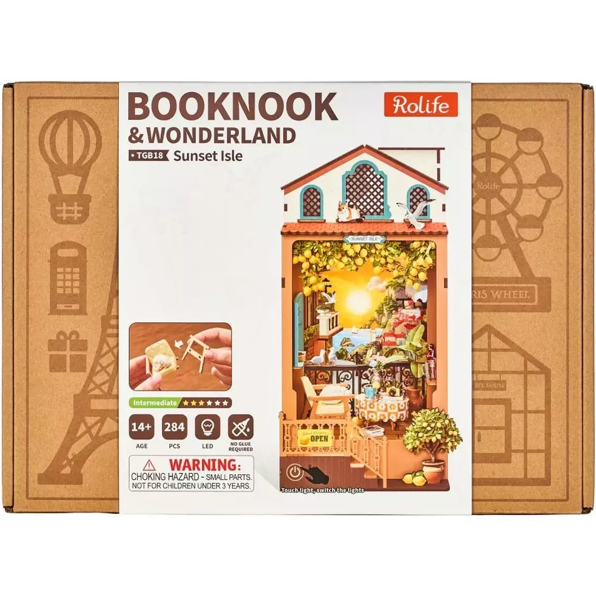 Book Nook Rolife - Sunset Isle - 284 Pièces
