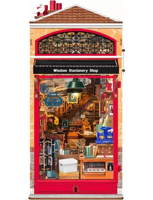 Book Nook Rolife - Wisdom Stationery Shop - 472 Pièces