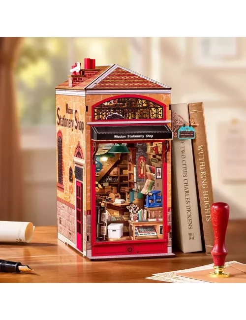 Book Nook Rolife - Wisdom Stationery Shop - 472 Pièces