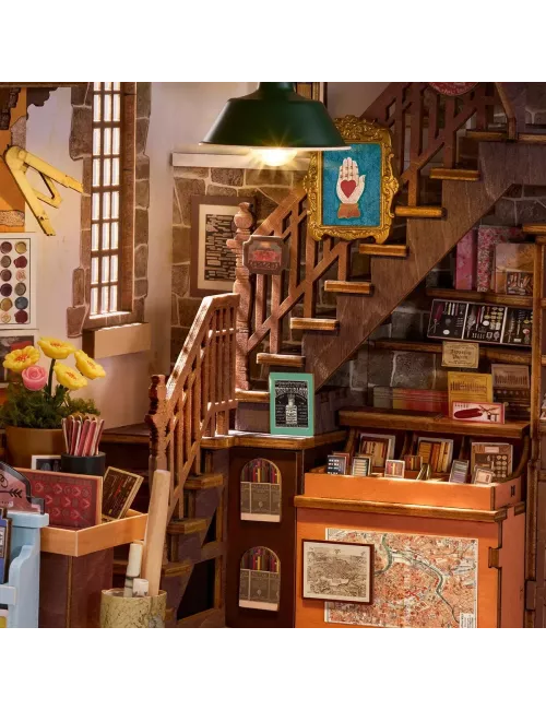Book Nook Rolife - Wisdom Stationery Shop - 472 Pièces