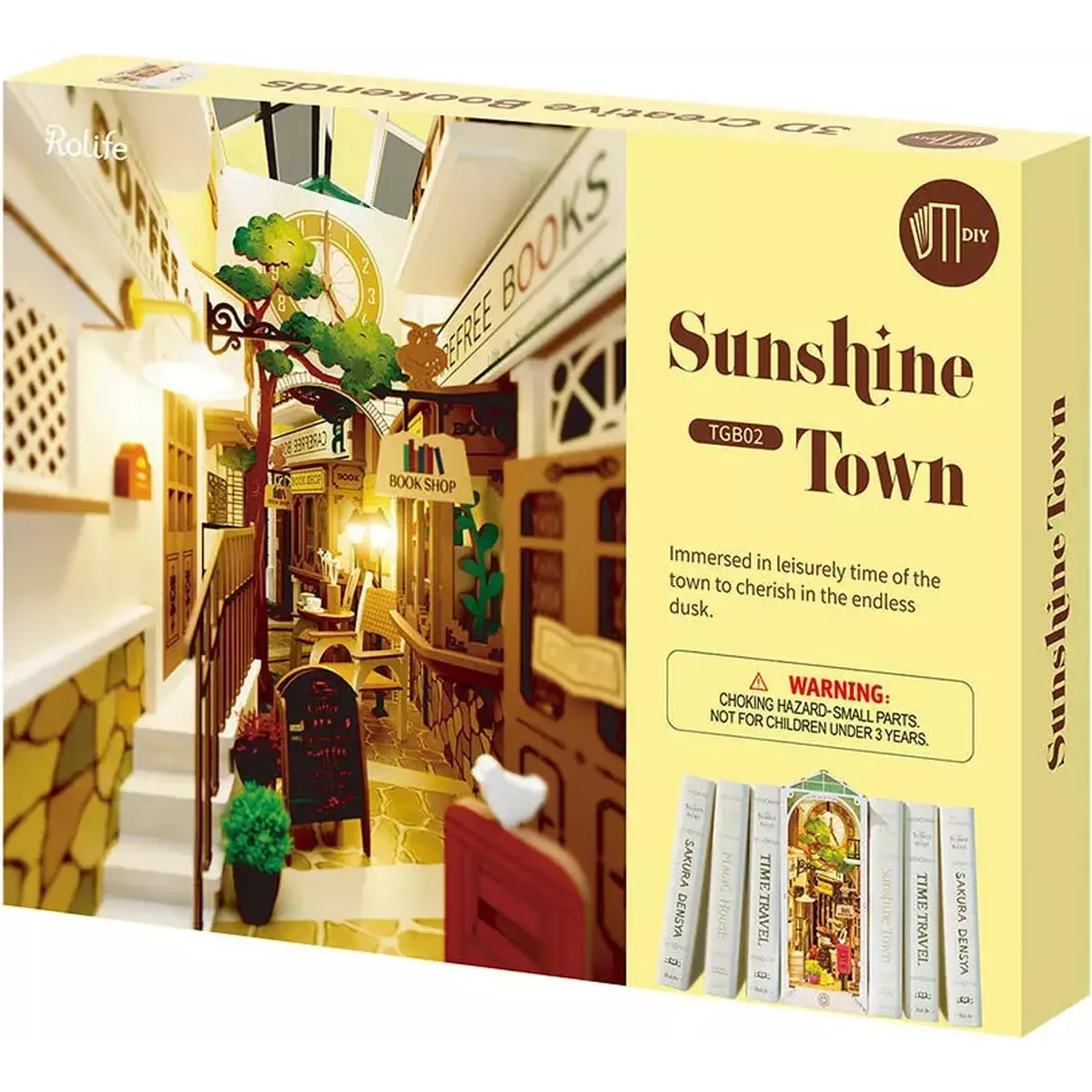 Book Nook Rolife - Sunshine Town - 246 Pièces