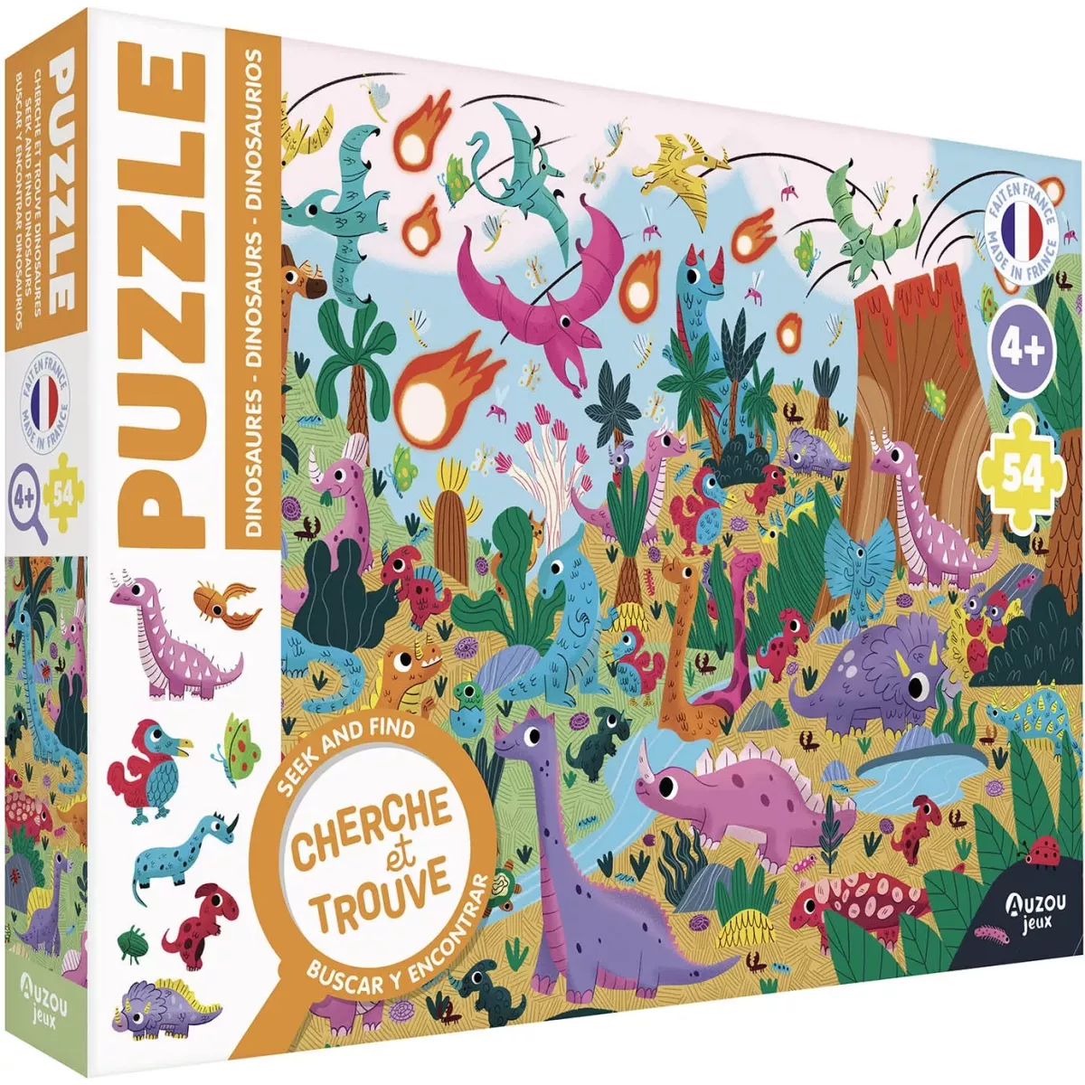 Puzzle Cherche et Trouve : Les Dinosaures