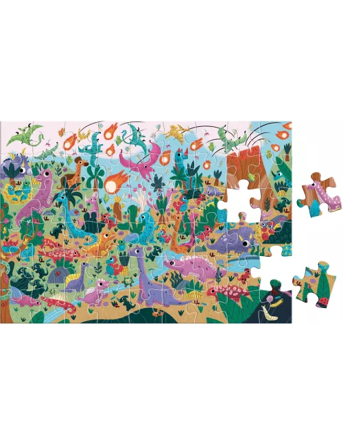 Puzzle Cherche et Trouve : Les Dinosaures