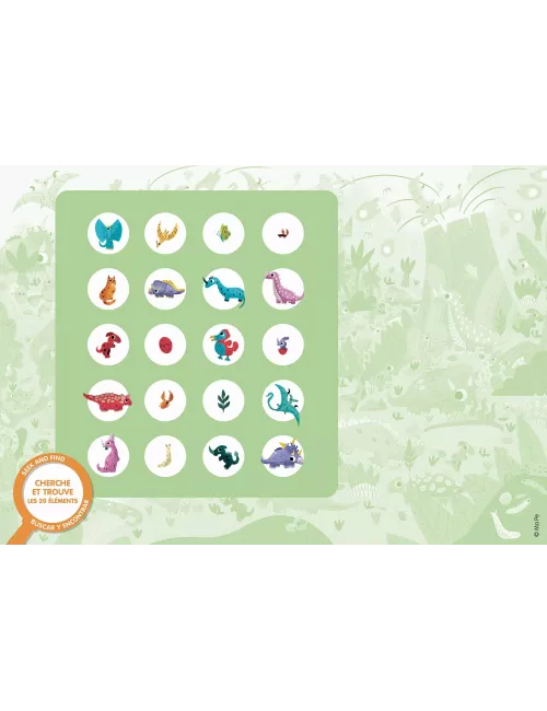Puzzle Cherche et Trouve : Les Dinosaures