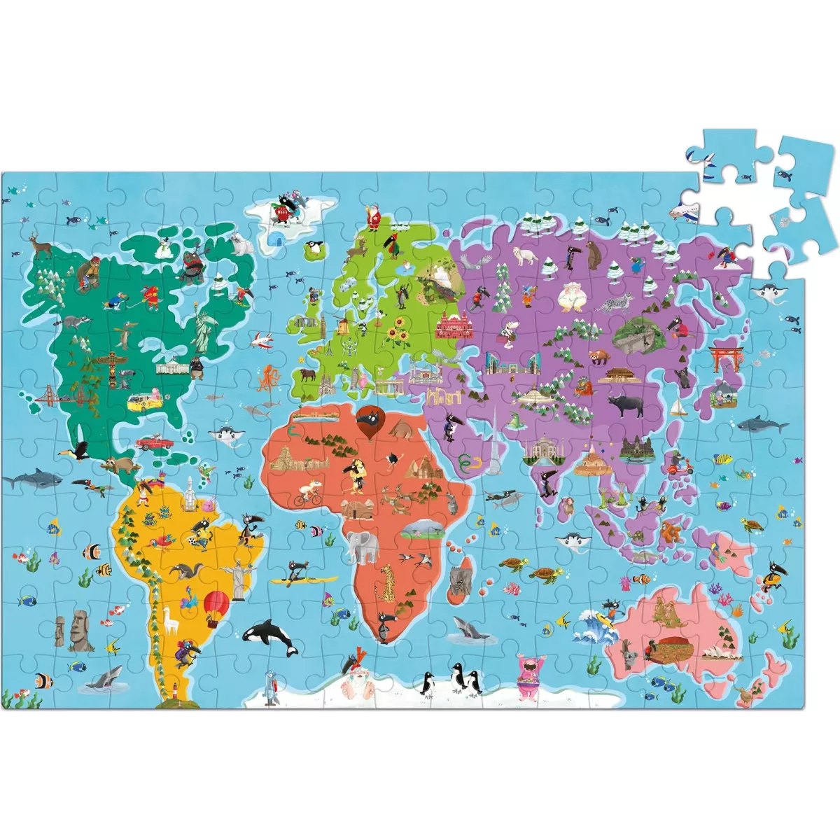 Mon Grand Puzzle du monde Loup