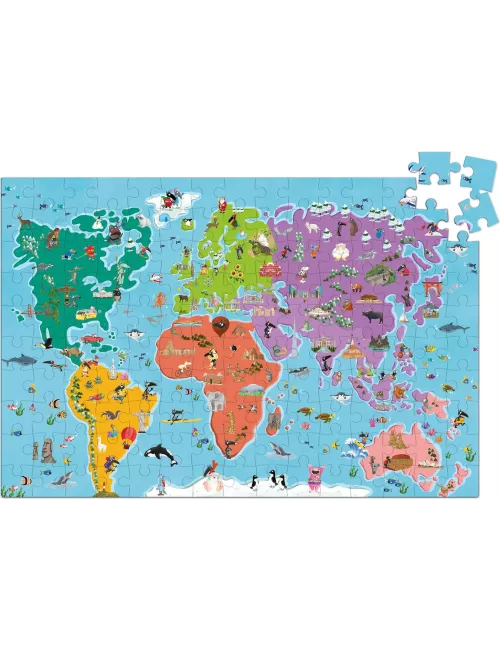 Mon Grand Puzzle du monde Loup