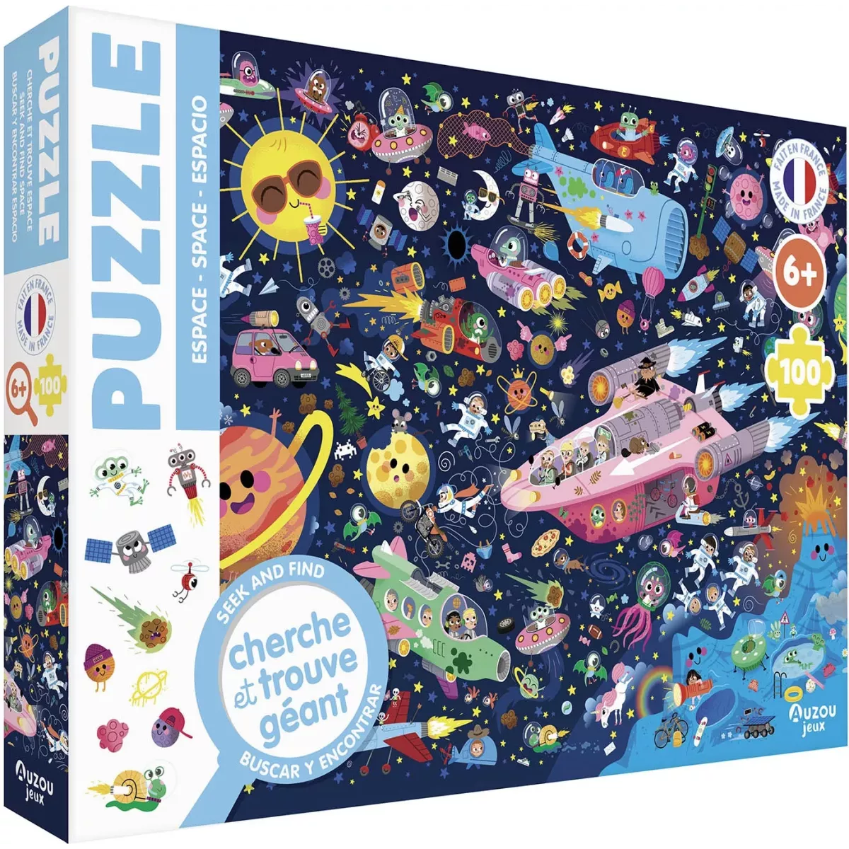 Puzzle Cherche et Trouve : Dans l’Espace