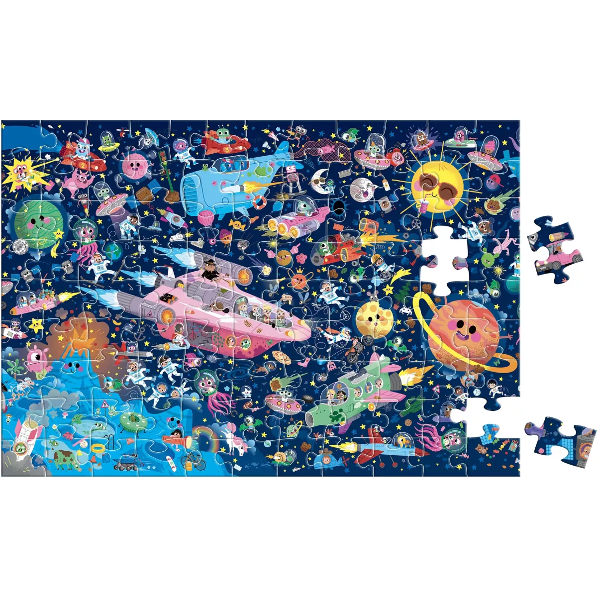 Puzzle Cherche et Trouve : Dans l’Espace