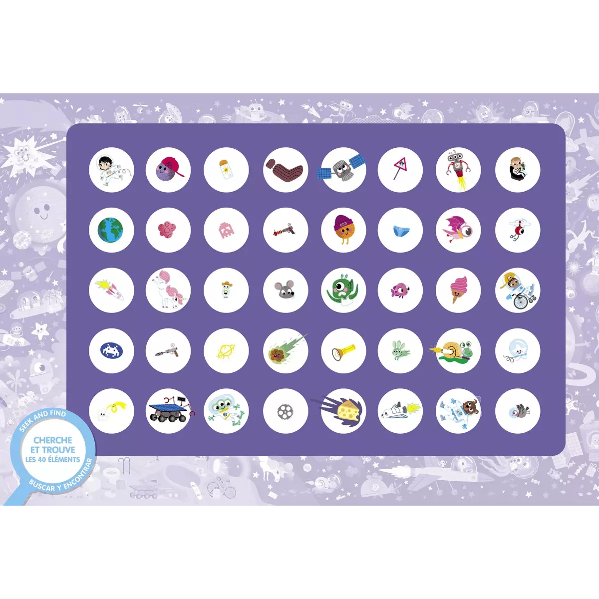 Puzzle Cherche et Trouve : Dans l’Espace