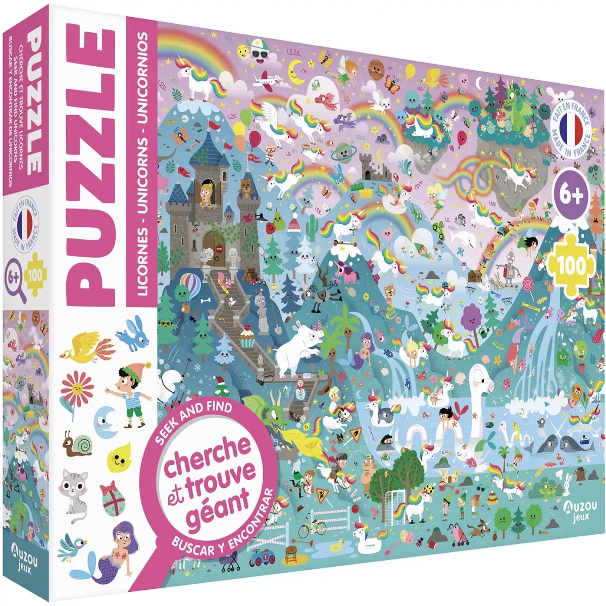 Puzzle Cherche et Trouve : Licornes