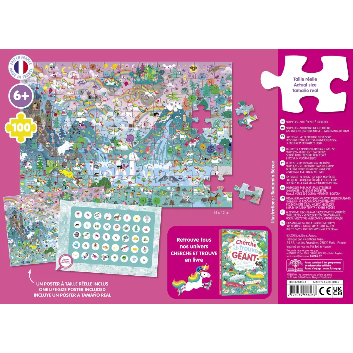Puzzle Cherche et Trouve : Licornes