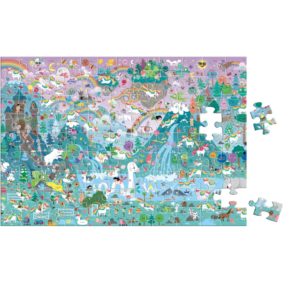 Puzzle Cherche et Trouve : Licornes