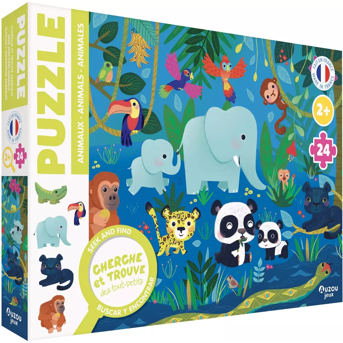 Puzzle Cherche et Trouve des tout-petits : Les Animaux