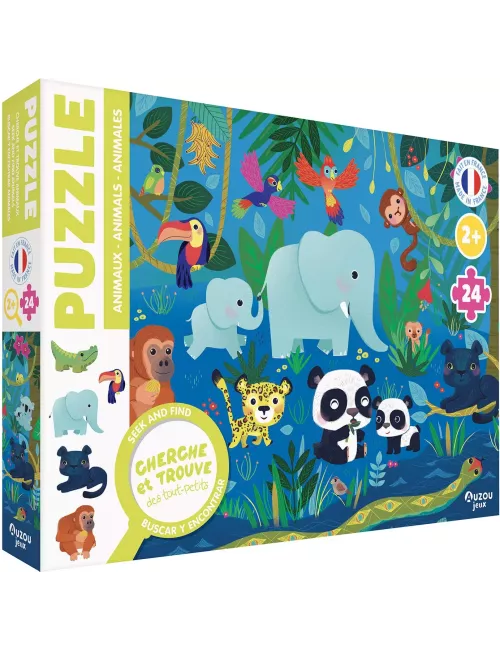 Puzzle Cherche et Trouve des tout-petits : Les Animaux