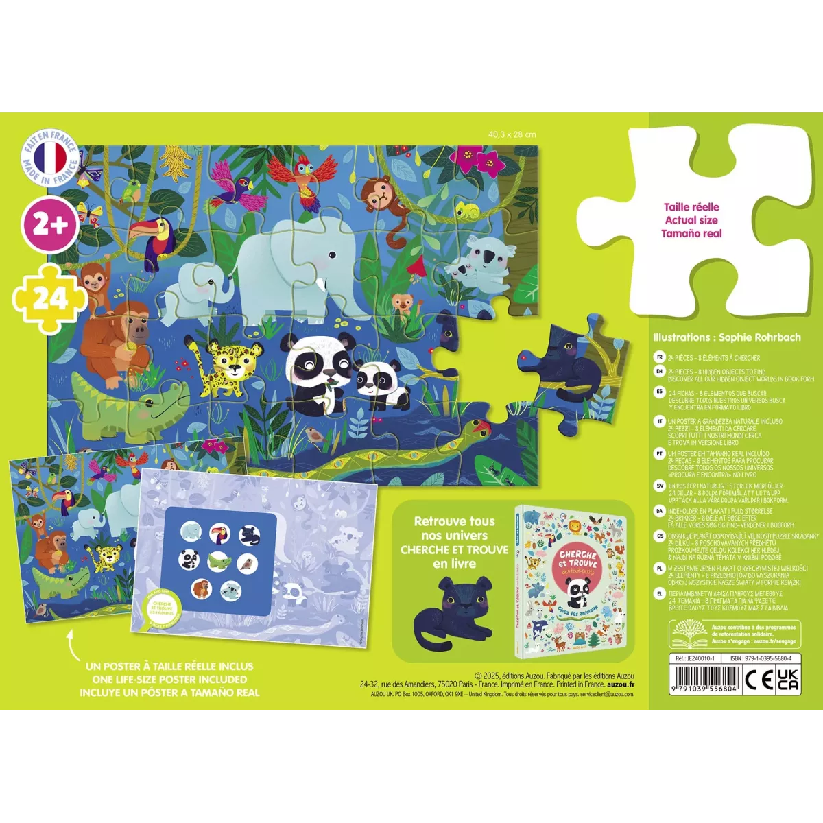 Puzzle Cherche et Trouve des tout-petits : Les Animaux