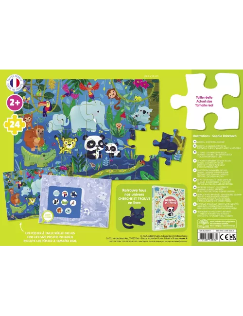 Puzzle Cherche et Trouve des tout-petits : Les Animaux